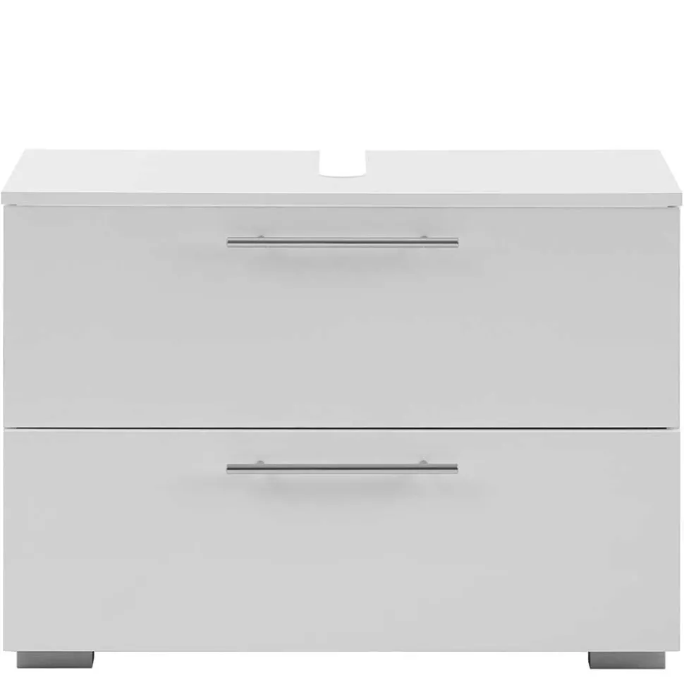 Moderner Bad Waschbeckenschrank in Weiß - Tyler