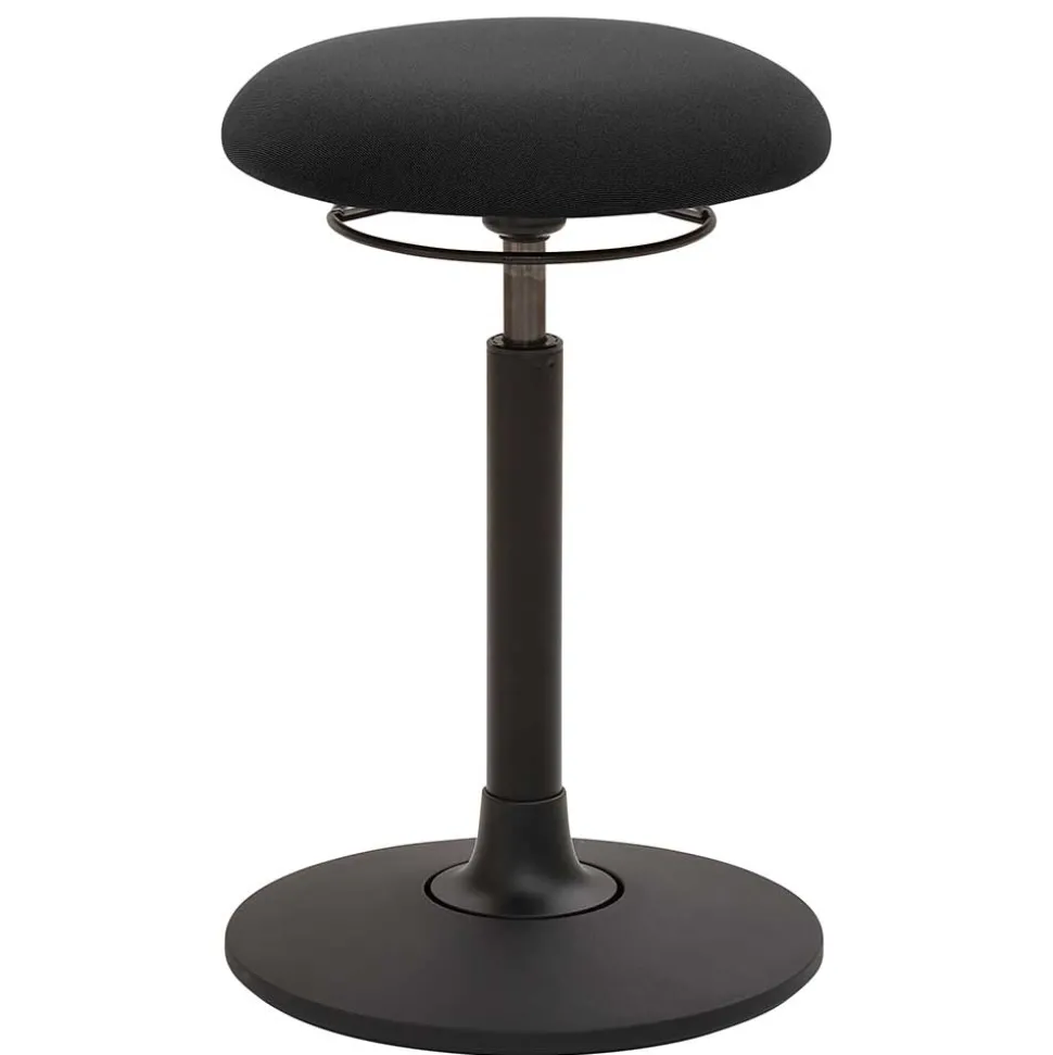 Moderner Bürohocker in Anthrazit & Schwarz - Conzenta