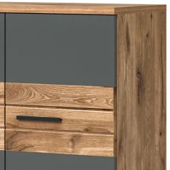 Moderner Büroschrank in Wildeichefarben - Lucios