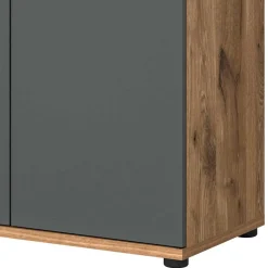 Moderner Büroschrank in Wildeichefarben - Lucios