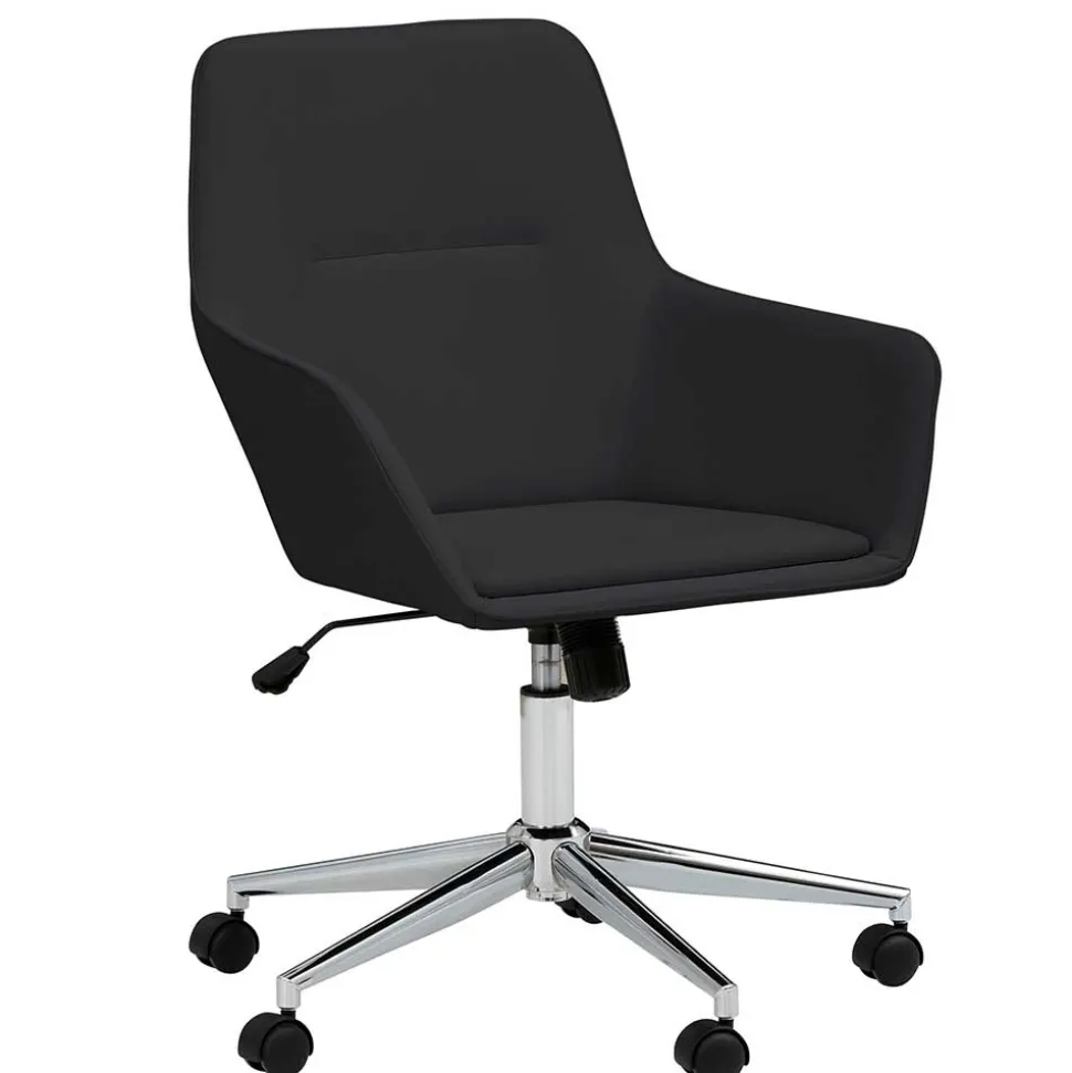 Moderner Bürostuhl mit Sternfuß auf Rollen - Perceval