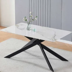 Moderner Design-Esszimmertisch aus Sinterstein - Futriva