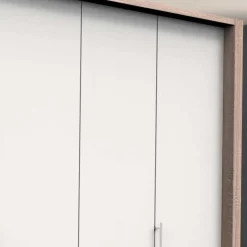 Moderner Falttürenschrank mit Metallgriffen - Vaclyn