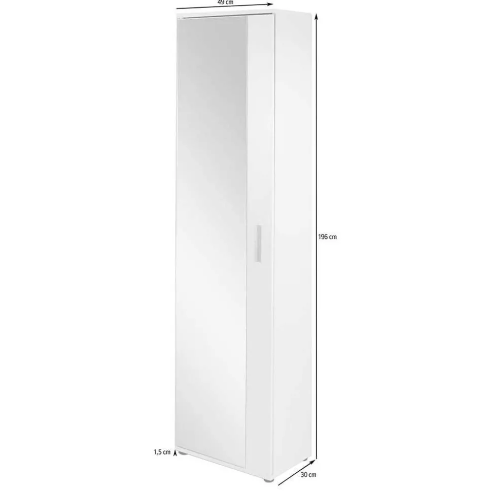 Moderner Flur Schrank mit Spiegeltür - Vlatu