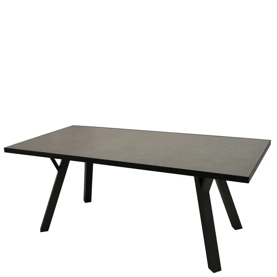 Moderner Gartentisch aus Glas und Aluminium - Curedo