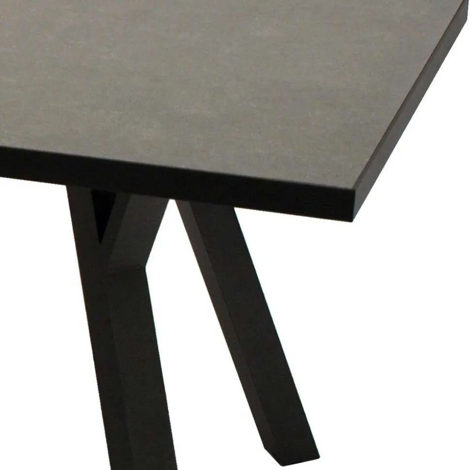 Moderner Gartentisch aus Glas und Aluminium - Curedo