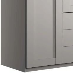 Moderner Kleiderschrank in Hellgrau - Ridonna