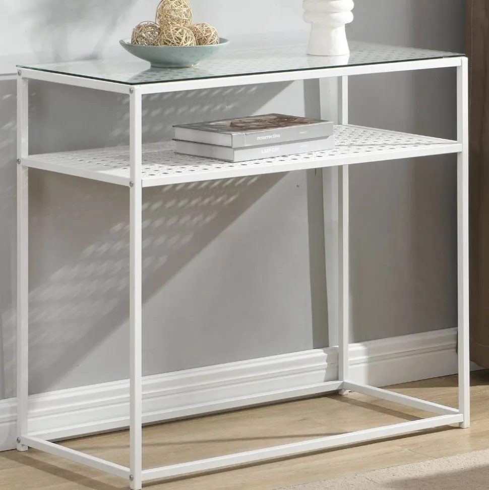 Moderner Konsolentisch in Weiß - Marian