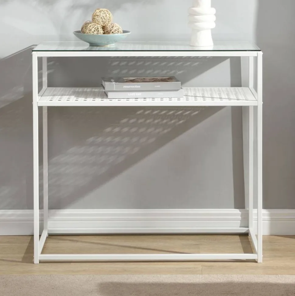 Moderner Konsolentisch in Weiß - Marian