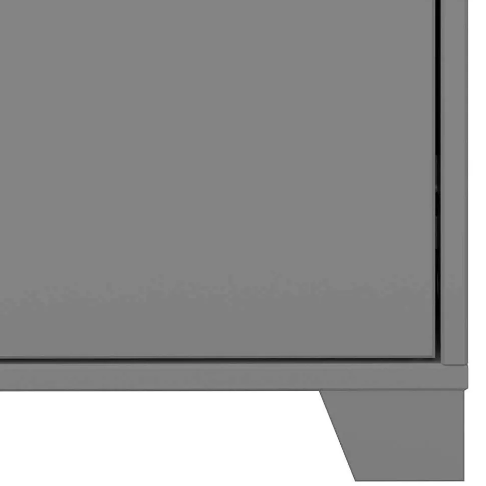 Moderner Nachtschrank in Grau - Niento