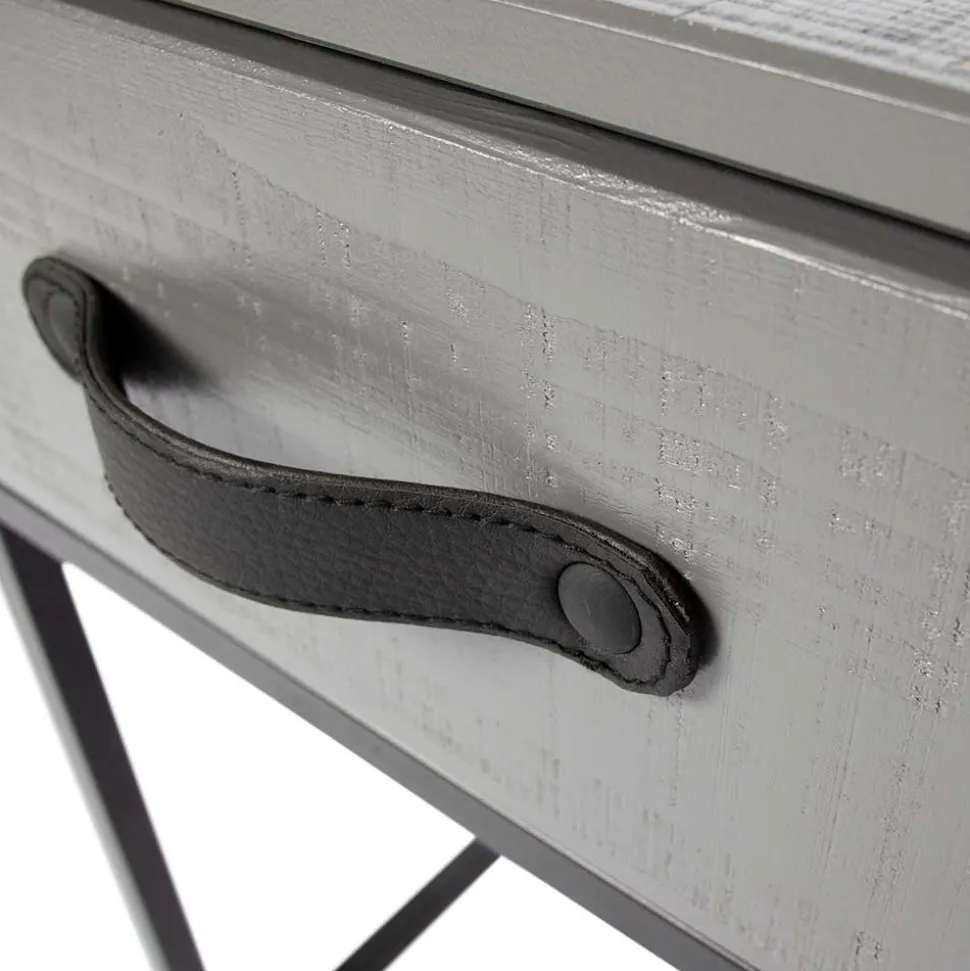 Moderner Nachttisch in Grau & Schwarz - Firgetta