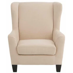 Moderner Ohrenbackensessel & Hocker - Jirup (zweiteilig)