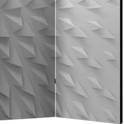 Moderner Paravent mit 3D Tetraeder Muster - Viamo