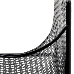 Moderner Retro Zeitungsständer in Schwarz - Konrad