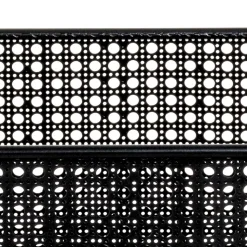 Moderner Retro Zeitungsständer in Schwarz - Konrad