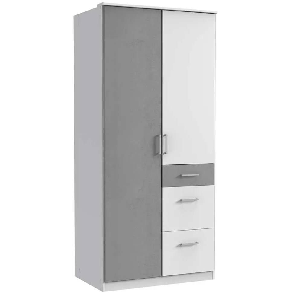 Moderner Schlafzimmerschrank zweifarbig - Karimos