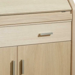 Moderner Schreibschrank mit Furnier Eiche - Twinn