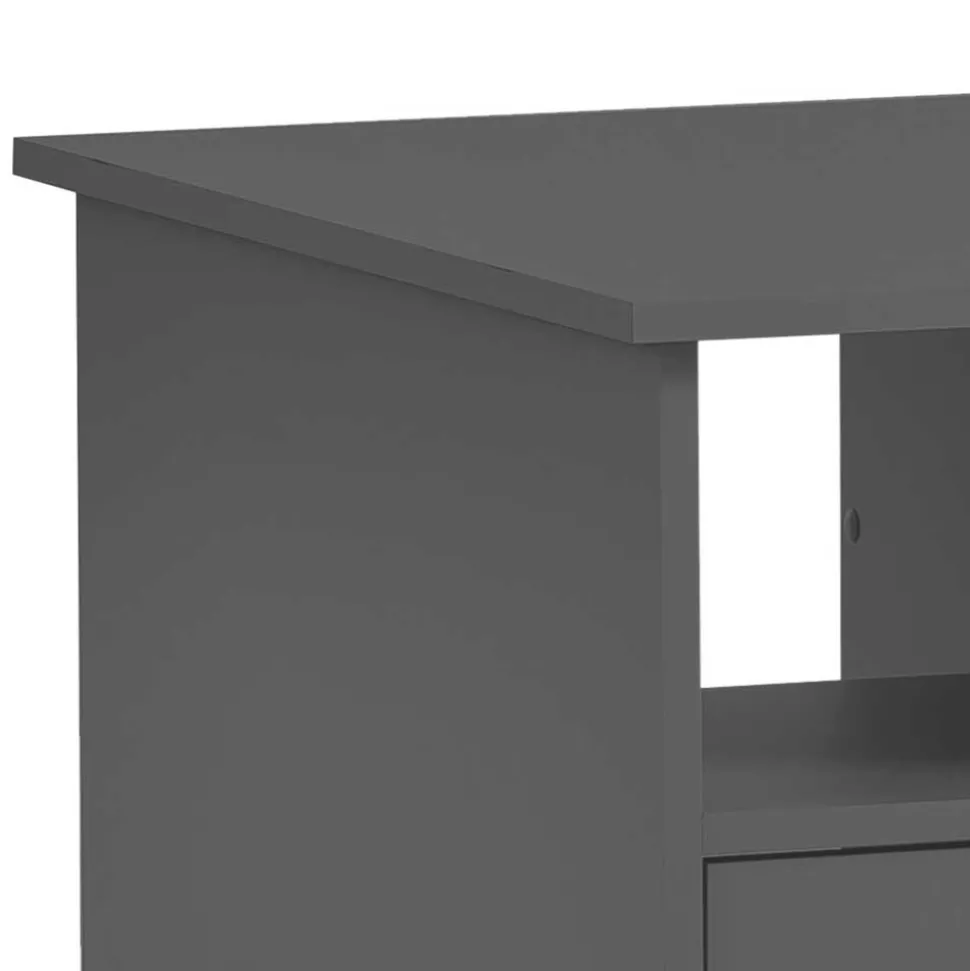Moderner Schreibtisch in Anthrazit - Brasova