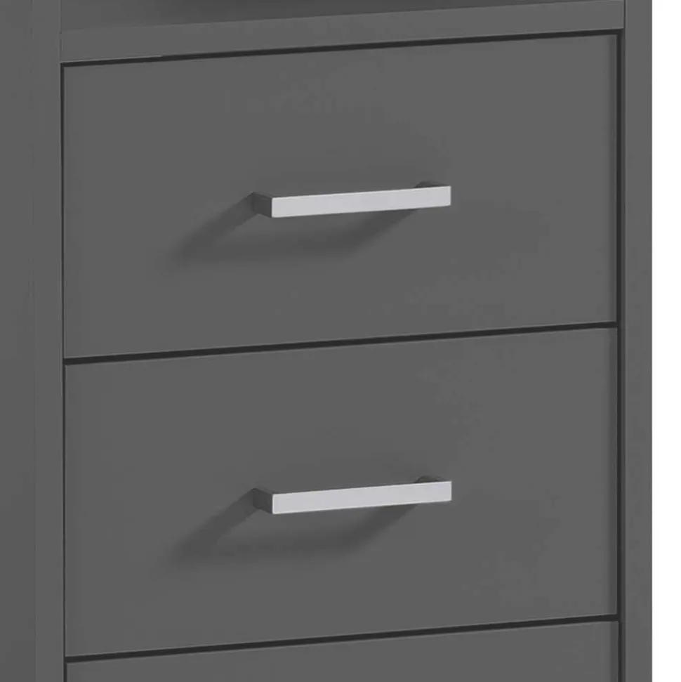 Moderner Schreibtisch in Anthrazit - Brasova