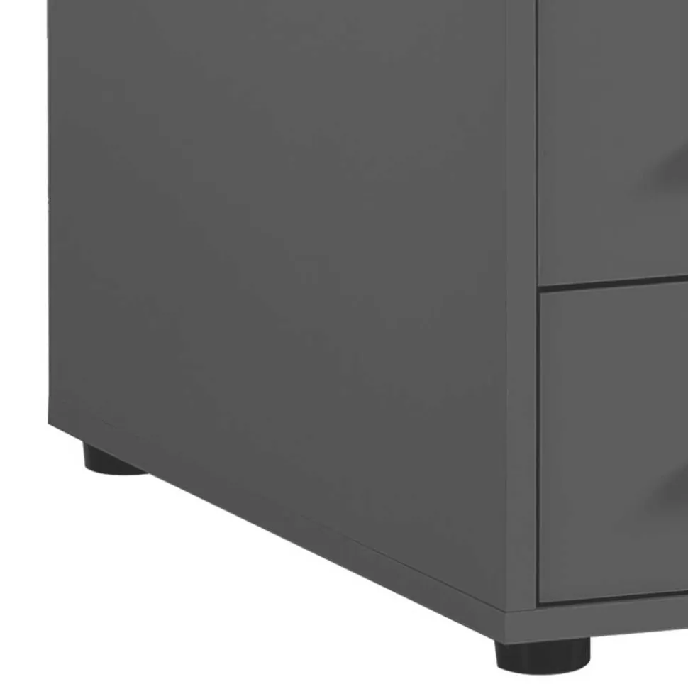 Moderner Schreibtisch in Anthrazit - Brasova