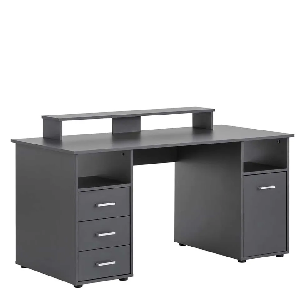 Moderner Schreibtisch in Anthrazit - Imilias