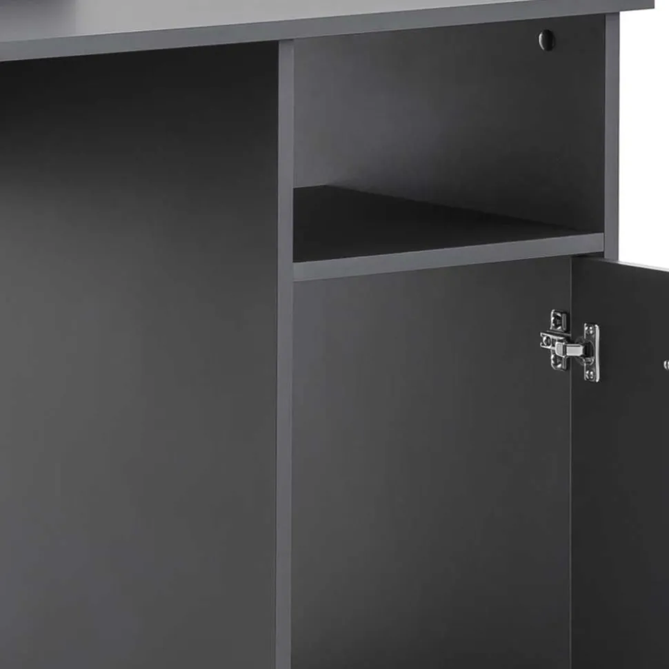 Moderner Schreibtisch in Anthrazit - Imilias