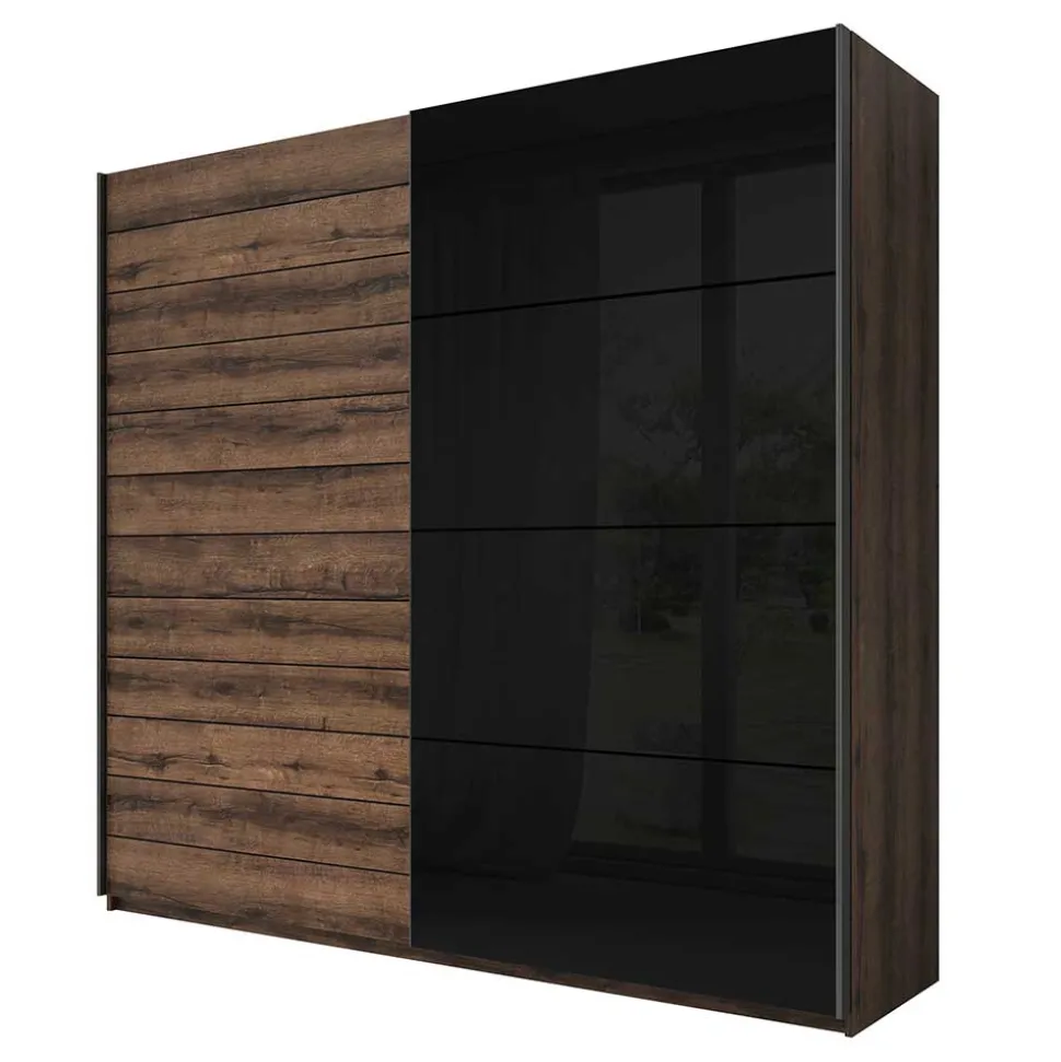 Moderner Schwebetürenschrank mit Metallgriffen - Ulpro