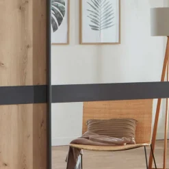 Moderner Schwebetürenschrank mit Spiegel - Ulapos