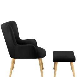 Moderner Sessel mit Hocker - Daylight (zweiteilig)