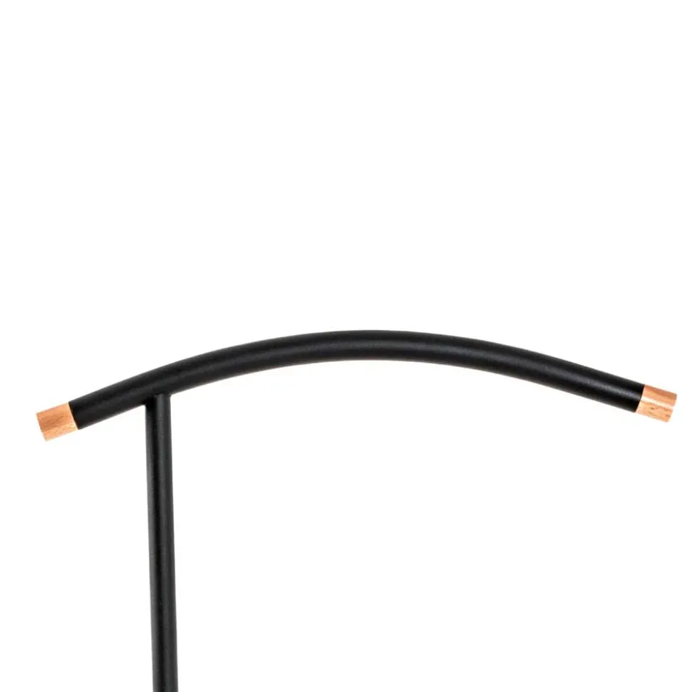 Moderner Skandi Herrendiener in Schwarz & Buche - Lucan