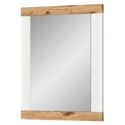 Moderner Spiegel in Weiß & Wildeiche - Hihat