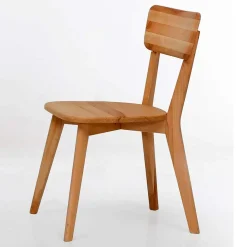 Moderner Stuhl aus Kernbuche Massivholz - Brossan