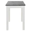 Moderner Tresentisch in Grau und Weiß - Mantryna