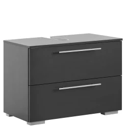 Moderner Waschbecken Unterschran in Anthrazit - Cosminaro