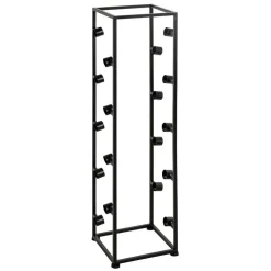 Moderner Weinflaschen Halter in Schwarz - Esman