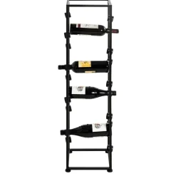 Moderner Weinflaschen Halter in Schwarz - Esman