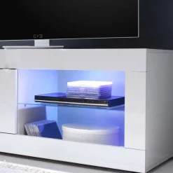 Modernes Fernsehunterschrank in Weiß - Sogno