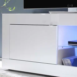 Modernes Fernsehunterschrank in Weiß - Sogno