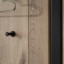 Modernes Garderobenpaneel mit Hutboden & Stange - Baiamare