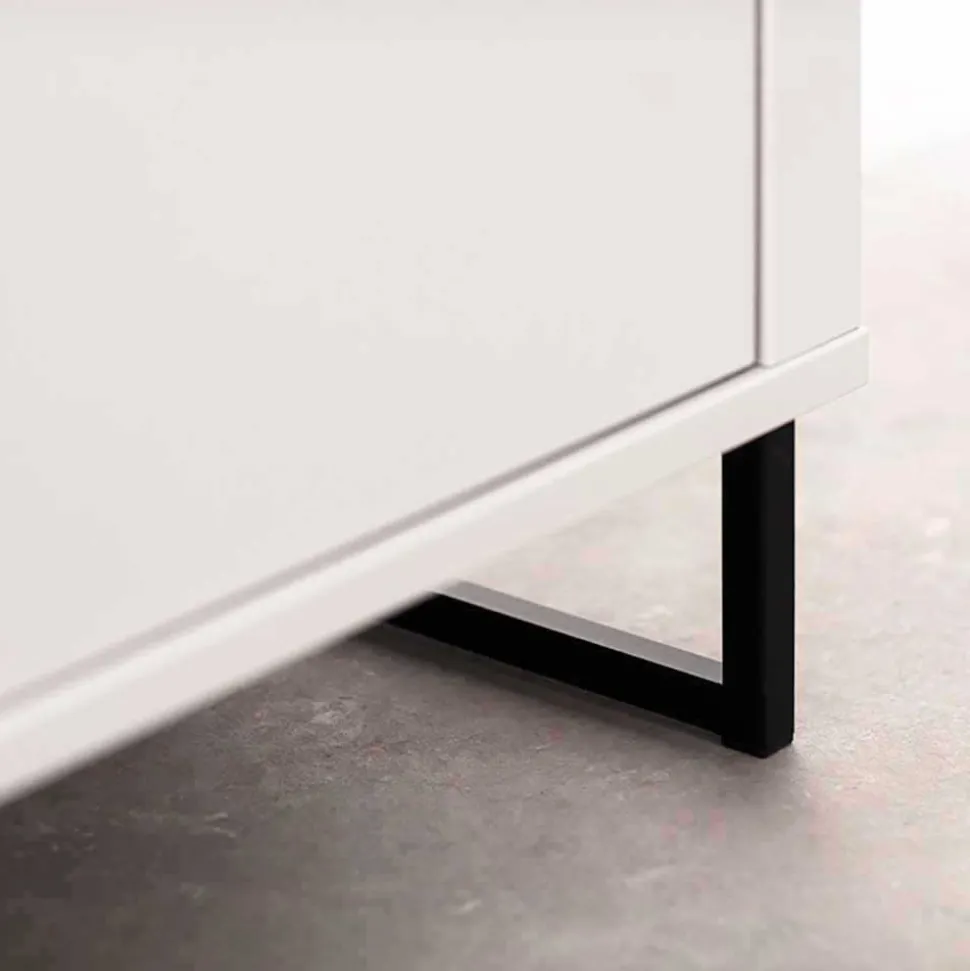 Modernes Highboard mit Glaseinsatz - Varzino