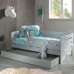 Modernes Kinderbett mit Rausfall-Schutz - 140x70 - Naosa