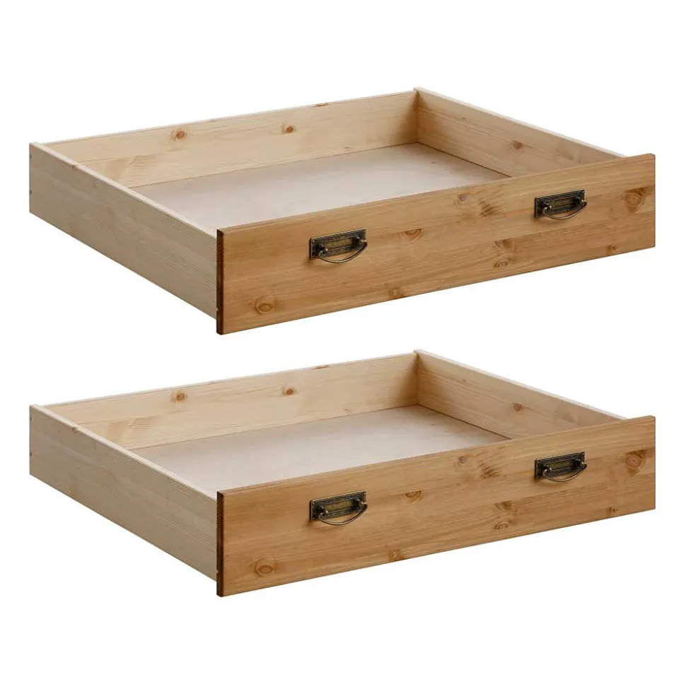 Modernes Landhausbett aus Kiefer - Inhusa