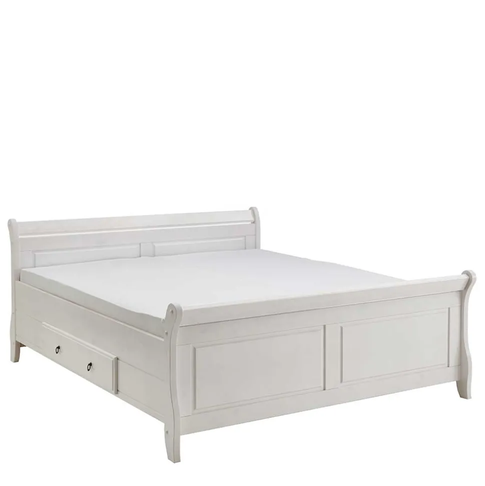 Modernes Landhausbett in Weiß - Kazanova