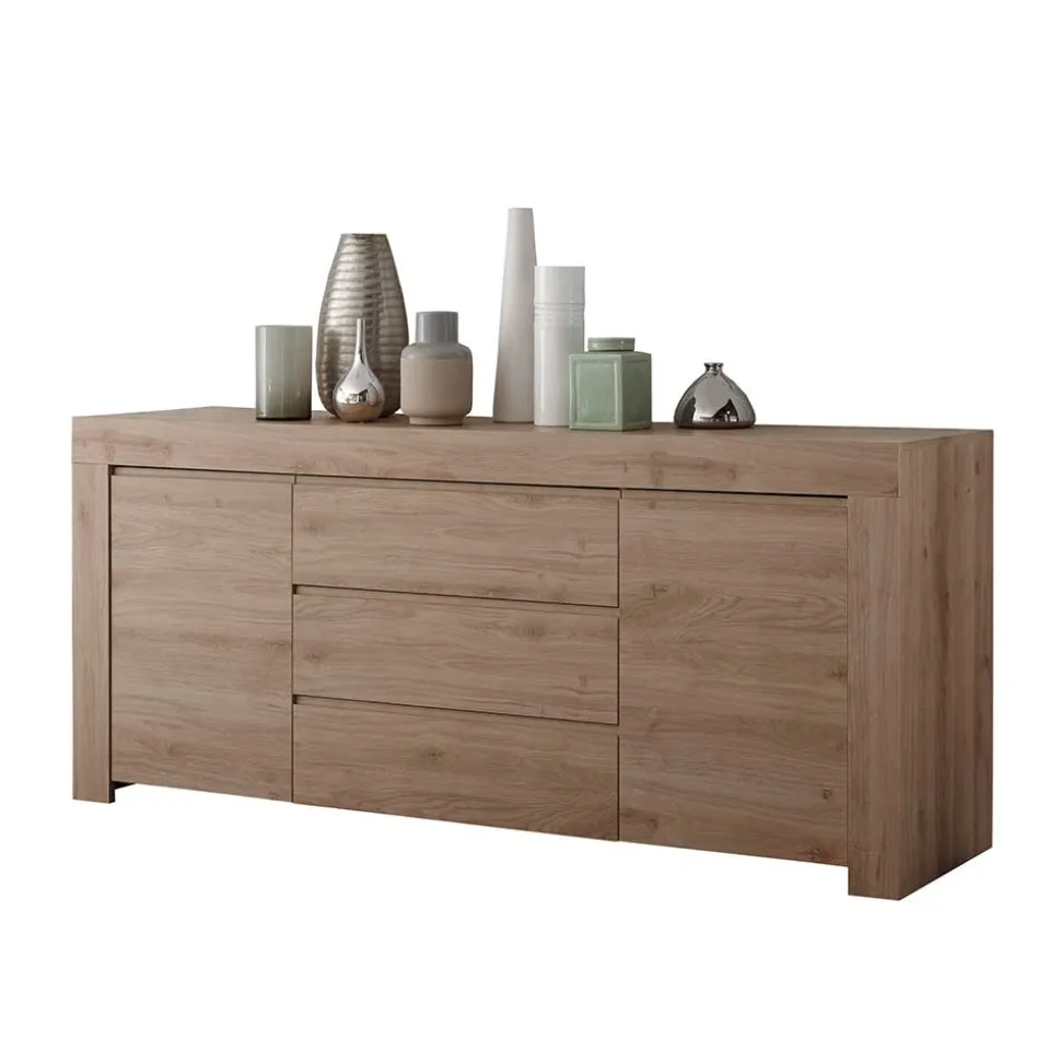 Modernes Sideboard in Holznachbildung Eiche - Karika I