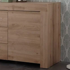Modernes Sideboard in Holznachbildung Eiche - Karika I