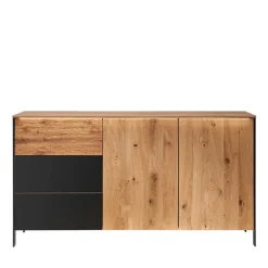 Modernes Sideboard in Wildeiche und Anthrazit - Claas