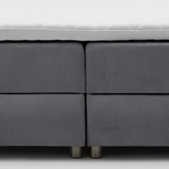 Modernes Stauraum-Boxspringbett in Anthrazit - Zavagossa