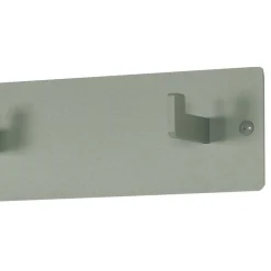 Modern-minimalistische Wandgarderobe in Graugrün - Mecia