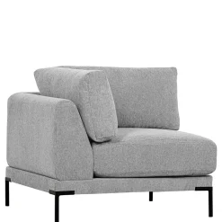 Modulares Sofa Eckelement in Hellgrau - Horedion
