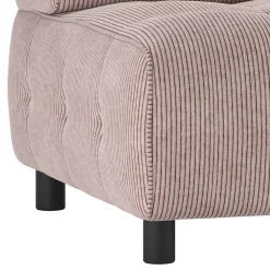 Modulcouch Eckelement in Mauve Cordbezug - Samorah